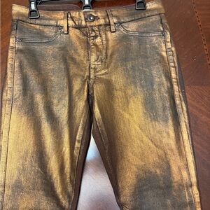 Rich & Skinny Gold and Black Skinny Jeans